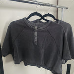 “No days off” Cropped Tee ♡