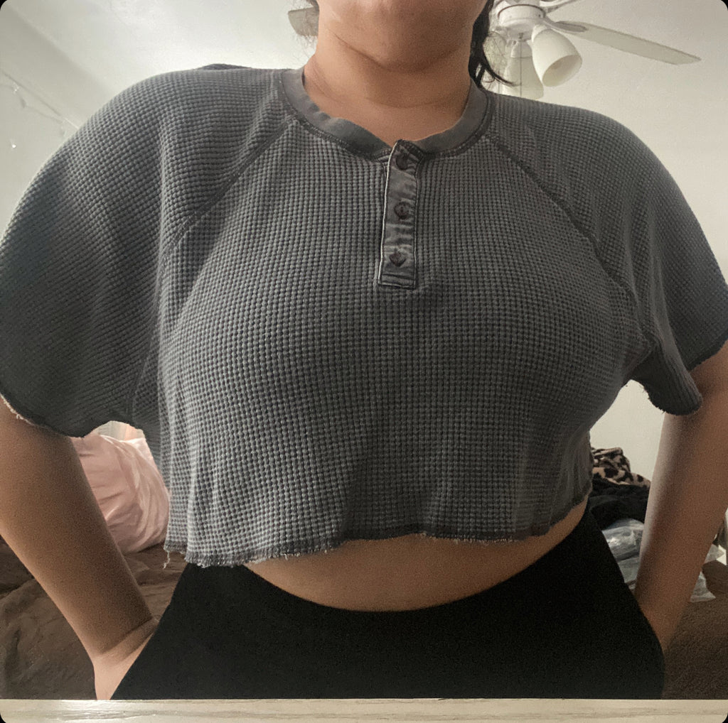 “No days off” Cropped Tee ♡