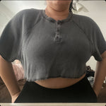 “No days off” Cropped Tee ♡