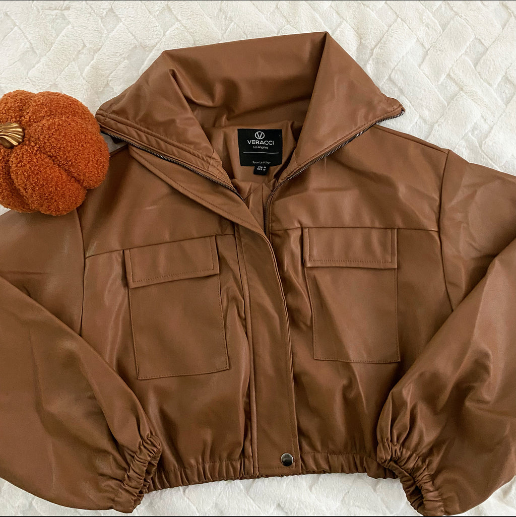 “Divine” Leather Jacket ♡