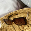 “Total Vibes” Sunnies- Brown Print ♡