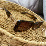 “Total Vibes” Sunnies- Brown Print ♡